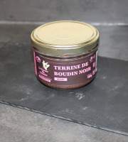 La Ferme du Louvier - Terrine de boudin noir 180 g de porc élevé en plein air