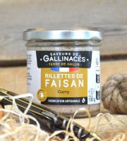 Terre de Gallie - Rillettes de faisan au curry x 20