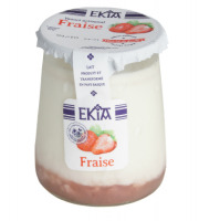 Bastidarra - Ekia - Yaourts bi couche Fraise - 4 Pots