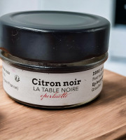 La table noire Eperluette - Purée de citron noir 50g