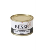 Foie Gras BESSE - Bloc de foie gras d'oie 70g