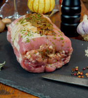 La Ferme du Chaudron - [Précommande] Rôti farci aux cèpes Bio 1kg