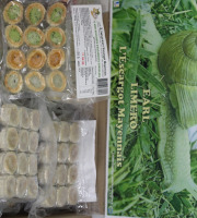 Limero l'Escargot Mayennais - Assiette De 12 Mini Bouchées D'escargots Gros Gris FRAIS Garnies Aux 3 Beurres -