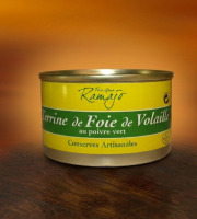 Maison Ramajo - Terrine de foie de volaille au poivre vert 120g