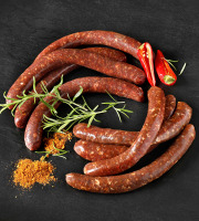 Bisons d'Auvergne - [SURGELE] Barbecue de Merguez et Saucisses de Bison [100% Viande de Bison]