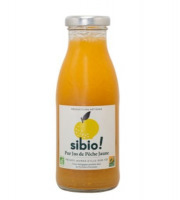 Sibio - Pur jus de peche jaune  bio 25cl