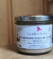 Les Délices du Coin - Toastinade foies de canard et armagnac 100g