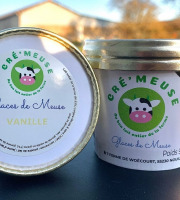 Glaces de Meuse - Lot 24 x P'tit Pot "Vanille Tahitensis" - Crème glacée (90gr)