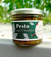 Nature et Saveurs - Ferme Aquaponique et Permacole Astérienne - Pesto Aux 5 Basilics