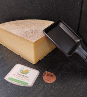Ferme des Petits Monts - Raclette fermière NATURE BIO au lait cru - Quart Meule 1,5 kg