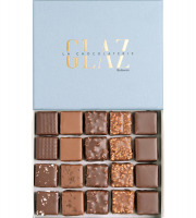 Glaz la chocolaterie de la presqu’île - Coffret "Hoëdic" assortiment pralinés noir et lait