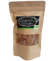 La confiserie d’antan 100% bio - Cubes de gingembres confits - sachet kraft 150 gr