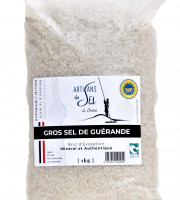 Artisans du Sel - Gros Sel de Guérande Gris – Brut d’Exception – 1kg | Artisans du Sel