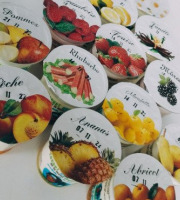 Ferme Joos - Yaourts fermiers Rhubarbe et mirabelle - lot de 6