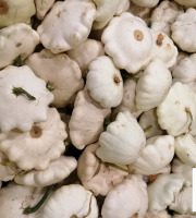 Le Châtaignier - Courge Pâtisson Blanche Bio - 1 Kg