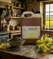 Huilerie d'Auron - Huile vierge de colza - Origine France - 5L