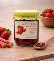 Maison Schmid - Confiture Fraises Rhubarbe - Les Confitures du Vignoble