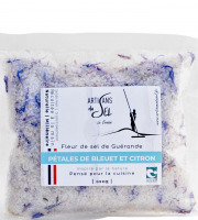 Artisans du Sel - Fleur de Sel de Guérande aux Pétales de Bleuet & Citron Bio – Sachet 100g | Artisans du Sel