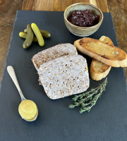 La Ferme du Chaudron - Terrine aux piments d'Espelette Bio 250g