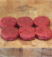 Nature viande - LOT XL 20 galettes assaisonnées Bio (race limousine)- 2,5kg