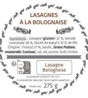 Les Bocaux du Bistrot - Lasagnes à la Bolognaise