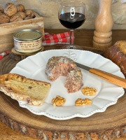 Domaine de Favard - Pâté de confit de canard aux noix du périgord 130g