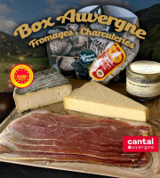 Les Affineurs des Volcans - Coffret Cadeau Auvergne 2 Fromages AOP et 3 Charcuteries