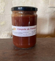 Des Poules et des Vignes à Bourgueil - Compote de pommes caramélisée