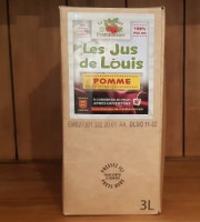 Le Domaine du Framboisier - Les Jus de Louis Pomme 100% Pur Jus 3L