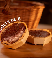 Maison Savary - Fondant au chocolat 400gr Format Bois - Colis de 6 unités