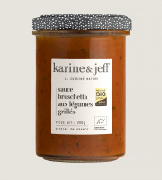 Karine & Jeff - Sauce bruschetta aux légumes grillés 6x200g