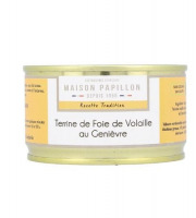 Maison PAPILLON - Artisan depuis 1955 - Terrine de Foie de Volaille au Genièvre 130g