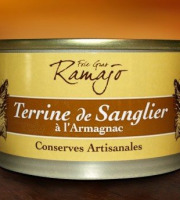 Maison Ramajo - Terrine de sanglier à l'Armagnac 120g