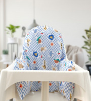 Timouny - Housse chaise haute IKEA Antilop – Fabrication artisanale française – Coton imperméable OEKO-TEX®