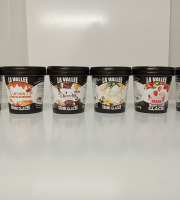 Les Glaces de la Vallée - Coffret découverte Mini crèmes glacées "la Vallée" 12 pots de120 ml 2 x 6 parfums