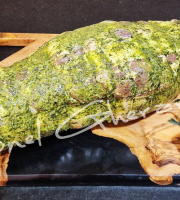 Boucherie Charcuterie Traiteur Lionel Ghérardi - Gigot d'agneau sans Os à l'ail des ours - 2300g