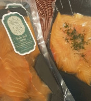 La Truite Fleurie - Lot de 2 truite fumée et de 2 gravlax 120 à 130g