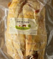 Ferme du Vidalies - [Précommande] Roulé de chapon farce forestière ≈ 3 kg