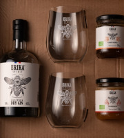 Erika Spirit - Coffret Dry Gin Erika Spirit et miels BIO