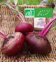 LES JARDINS DE KARINE - Betterave rouge avec feuilles - 1kg