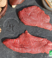 Domaine des Alliers -  Bœuf d'exception - 2 Beefsteaks aiguillette Baronne, AOC Maine-Anjou, BIO – 305 g [SURGELÉ]
