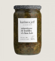 Karine & Jeff - Minestrone de lentilles et chou kale