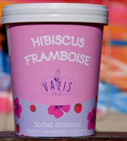 Valis Fleurbet - Sorbet plein fruit Framboise Hibiscus 480ml