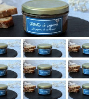 Les Pigeons de Mesquer - Lot Rillettes de Pigeons x10