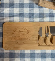 Ferme de La Tremblaye - Planche fromage et couteaux