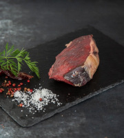 Nature viande - Pavé de bœuf rond de tranche grasse  maturé 4 semaines Bio*** (race limousine) - 200g