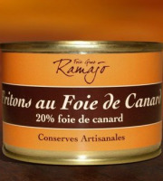 Maison Ramajo - Fritons au foie de canard, 20% de foie gras de canard 120g
