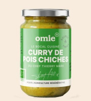 Omie - Curry de pois chiche carotte patate douce bio - pois chiche du Tarn-et-Garonne - 340 g