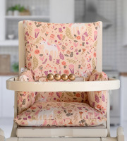 Timouny - Réducteur chaise haute bois – Modèle Licorne