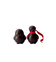 Mon jardin chocolaté - Pingouins de Noël chocolat noir